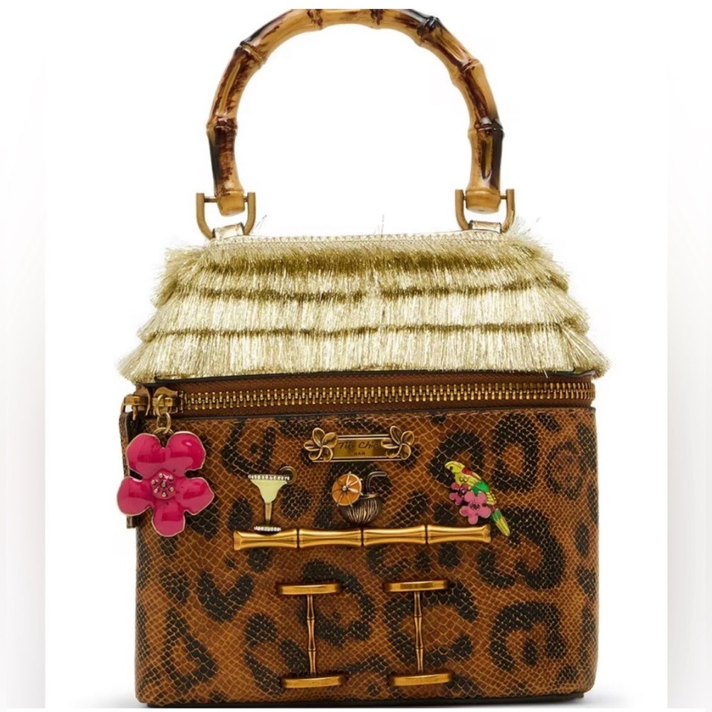 🛖 NWT Betsey Johnson, the Tiki Chic Bar
Satchel purse . In original plastic.